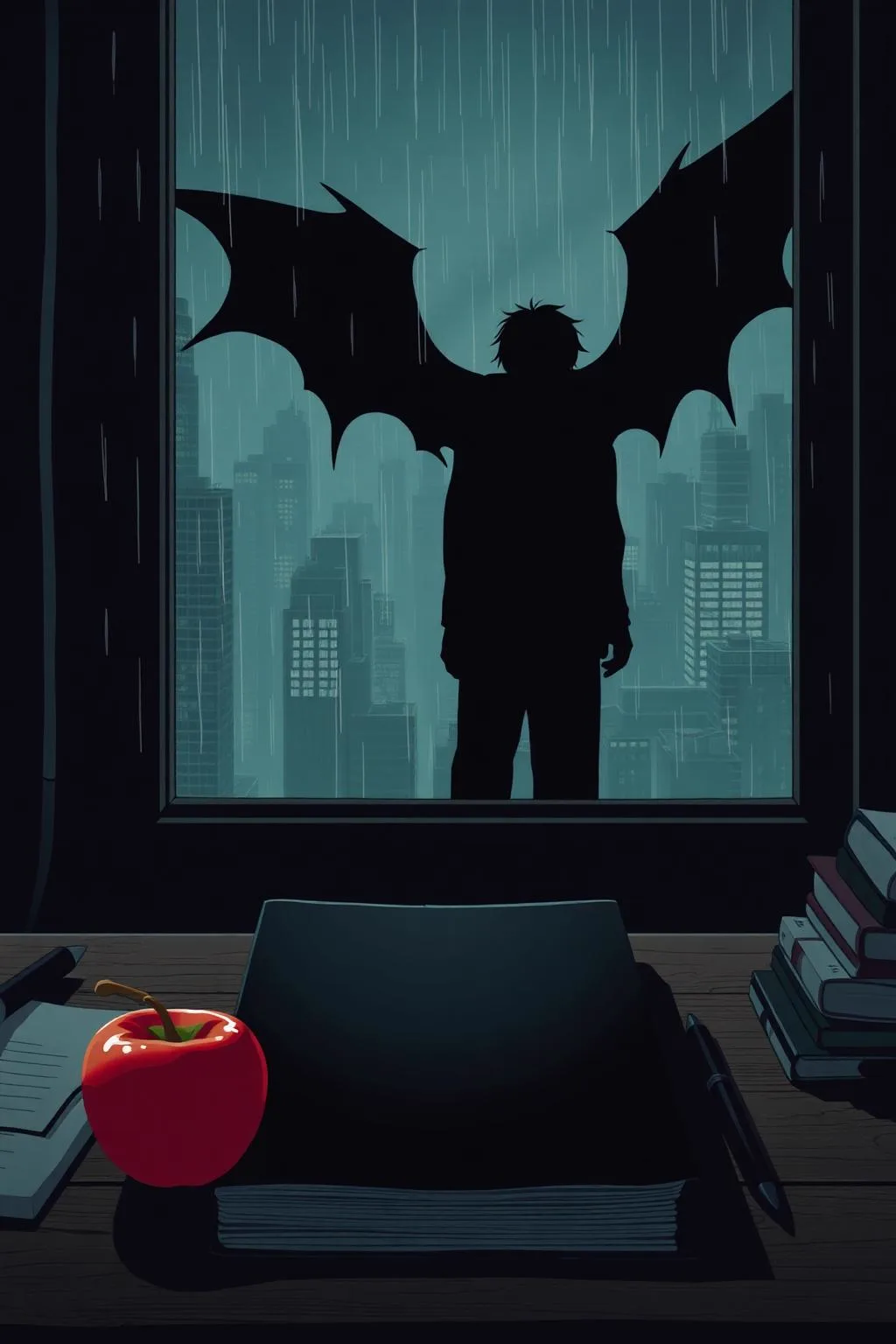 Original AnimeVerse poster illustration representing Death Note